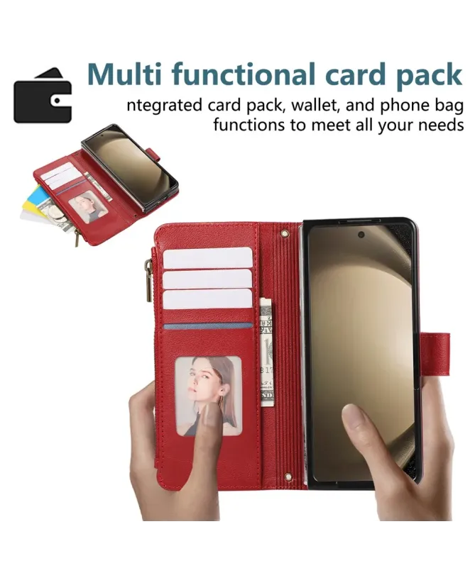 Housse Portefeuille Samsung Galaxy Z Fold 7 Zippé | COMPAGNON