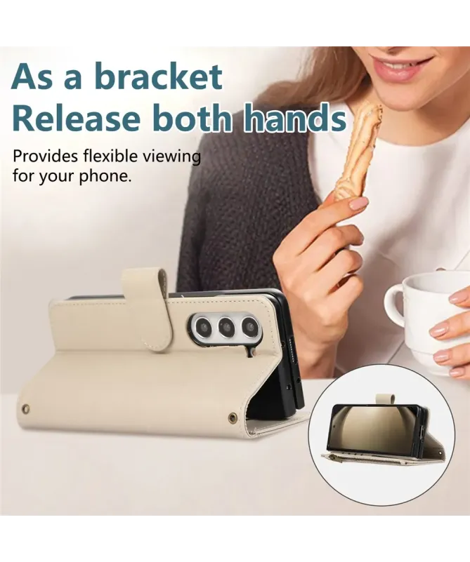 Housse Portefeuille Samsung Galaxy Z Fold 7 Zippé | COMPAGNON