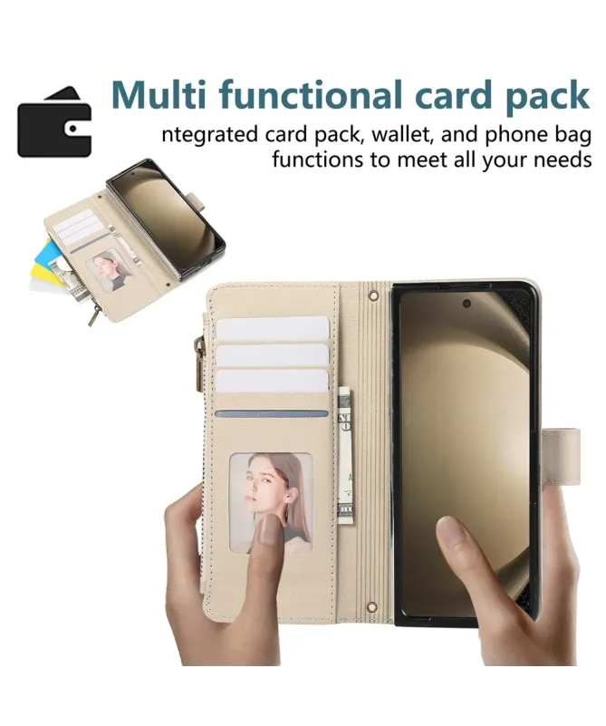 Housse Portefeuille Samsung Galaxy Z Fold 7 Zippé | COMPAGNON