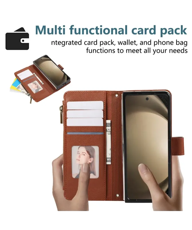 Housse Portefeuille Samsung Galaxy Z Fold 7 Zippé | COMPAGNON