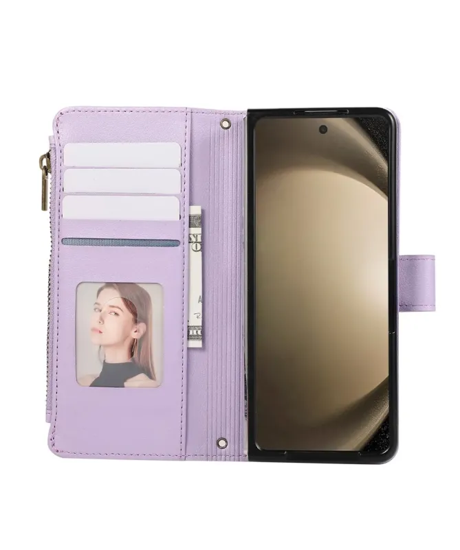 Housse Portefeuille Samsung Galaxy Z Fold 7 Zippé | COMPAGNON