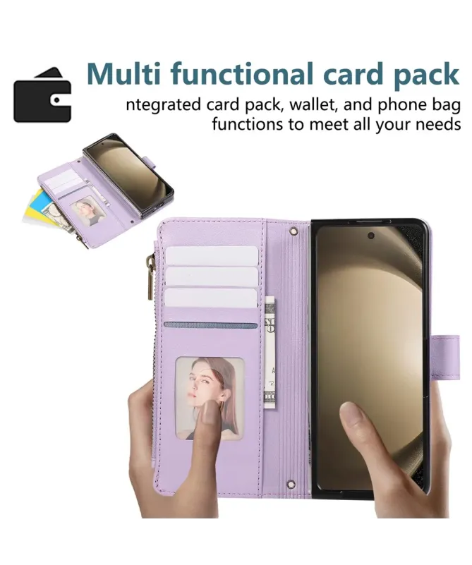 Housse Portefeuille Samsung Galaxy Z Fold 7 Zippé | COMPAGNON