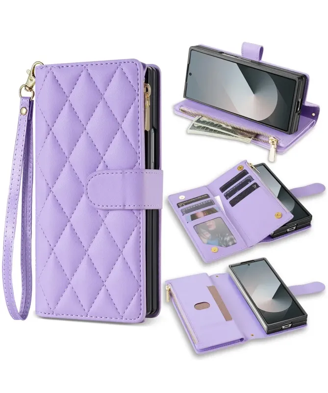 Housse Samsung Galaxy Z Fold 7 Portefeuille Le Matelassé