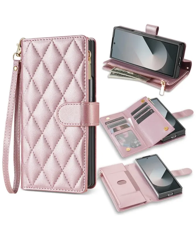 Housse Samsung Galaxy Z Fold 7 Portefeuille Le Matelassé