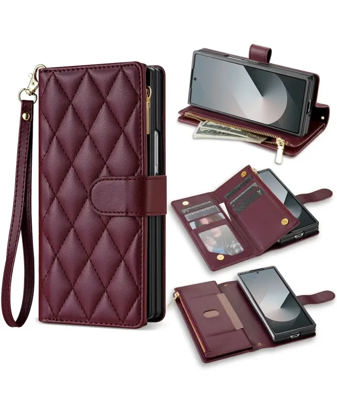 Housse Samsung Galaxy Z Fold 7 Portefeuille Le Matelassé