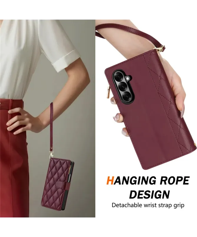 Housse Samsung Galaxy Z Fold 7 Portefeuille Le Matelassé