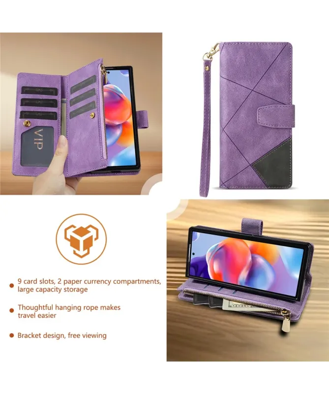 Housse Samsung Galaxy Z Fold 7 Zippée Design Géométrique | PRISMA