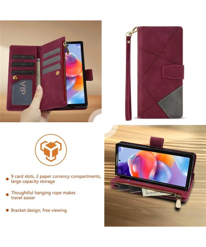 Housse Samsung Galaxy Z Fold 7 Zippée Design Géométrique | PRISMA