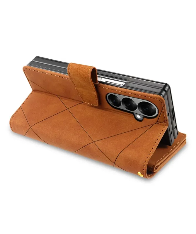 Housse Samsung Galaxy Z Fold 7 Zippée Design Géométrique | PRISMA