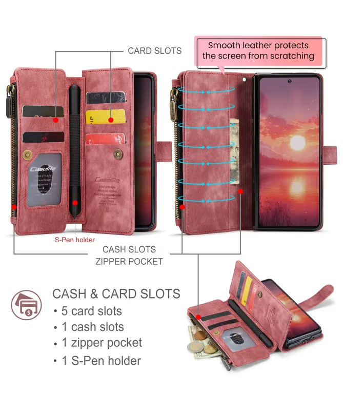 Housse Samsung Galaxy Z Fold 7 C30 Series porte cartes