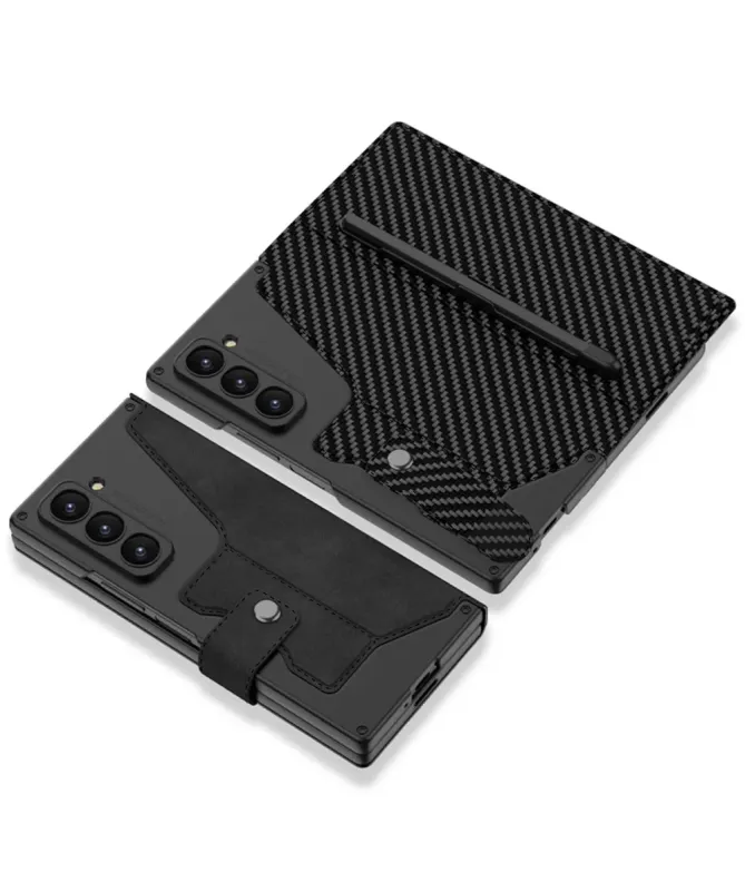 Coque Samsung Galaxy Z Fold 7 avec Support et Porte-Stylet | EXECUTIVE