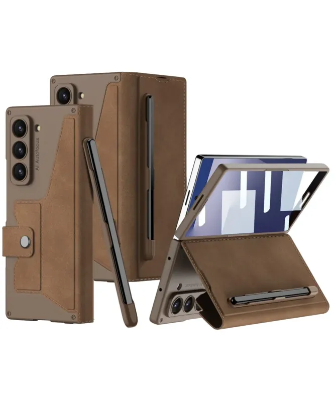 Coque Samsung Galaxy Z Fold 7 avec Support et Porte-Stylet | EXECUTIVE