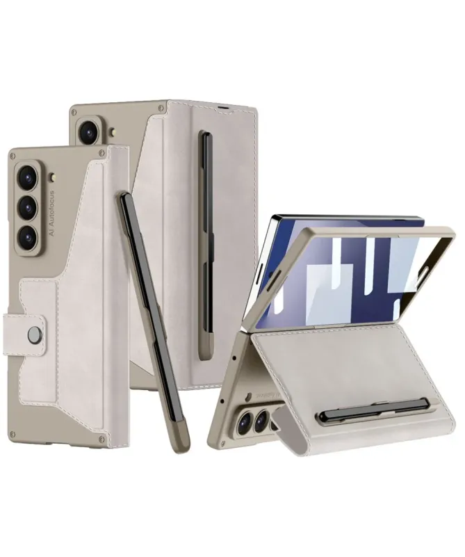 Coque Samsung Galaxy Z Fold 7 avec Support et Porte-Stylet | EXECUTIVE