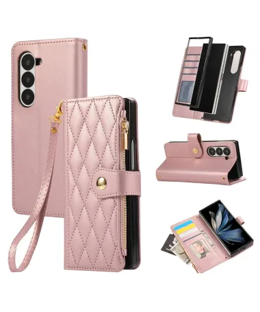 Housse Samsung Galaxy Z Fold 7 Matelassé Zippé | VENDÔME