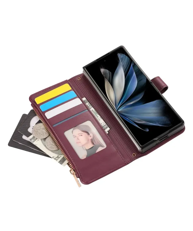 Housse Samsung Galaxy Z Fold 7 Matelassé Zippé | VENDÔME