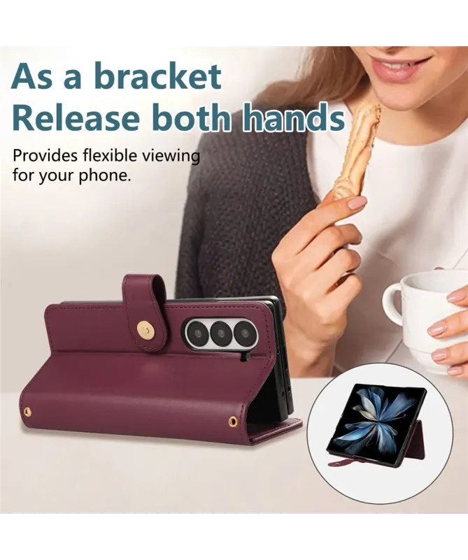 Housse Samsung Galaxy Z Fold 7 Matelassé Zippé | VENDÔME