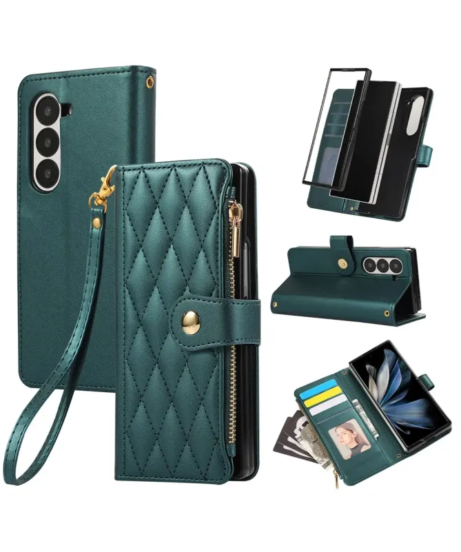 Housse Samsung Galaxy Z Fold 7 Matelassé Zippé | VENDÔME