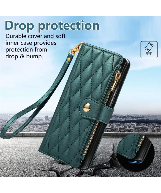 Housse Samsung Galaxy Z Fold 7 Matelassé Zippé | VENDÔME