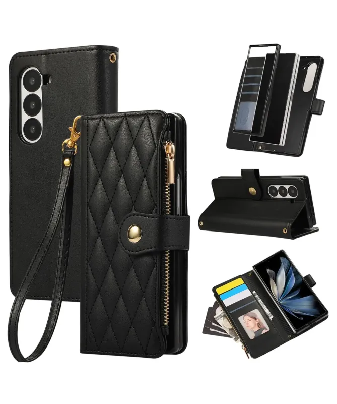 Housse Samsung Galaxy Z Fold 7 Matelassé Zippé | VENDÔME