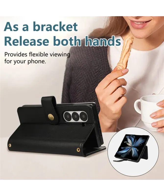 Housse Samsung Galaxy Z Fold 7 Matelassé Zippé | VENDÔME