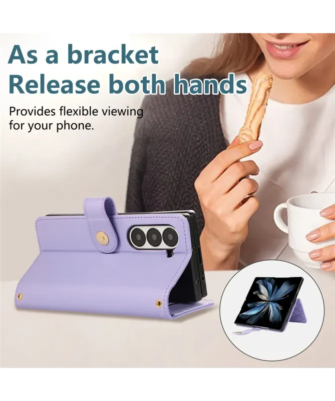 Housse Samsung Galaxy Z Fold 7 Matelassé Zippé | VENDÔME