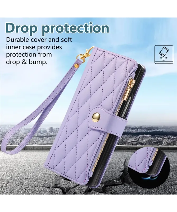 Housse Samsung Galaxy Z Fold 7 Matelassé Zippé | VENDÔME