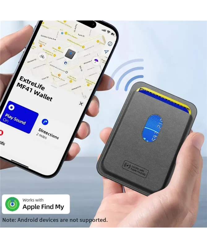 Porte-Cartes Magnétique Localisable "Find My" | FINDER