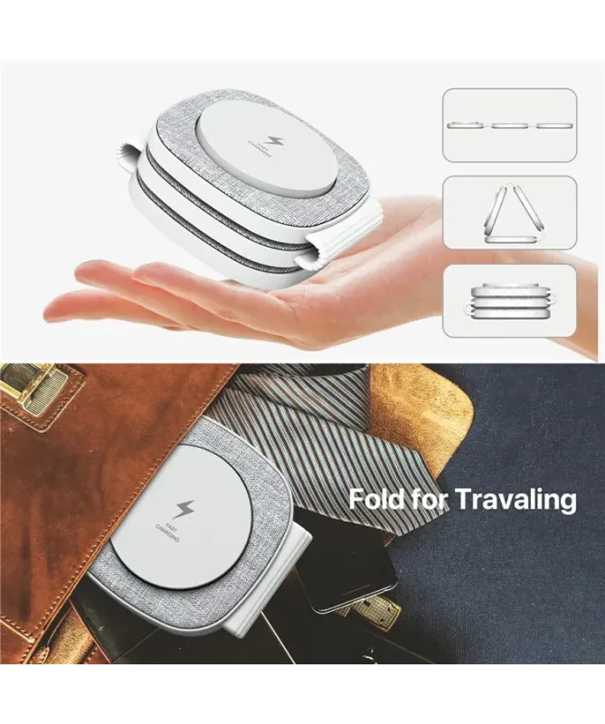 Station de Charge Sans Fil 3-en-1 Pliable | NOMAD