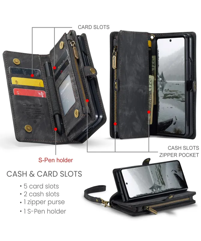 Housse et Coque magnétique 2 en 1 pour Samsung Galaxy Z Fold 7