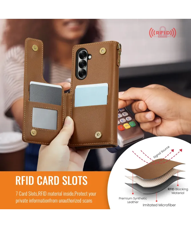 Housse Samsung Galaxy Z Fold 7 Effet Cuir | C22