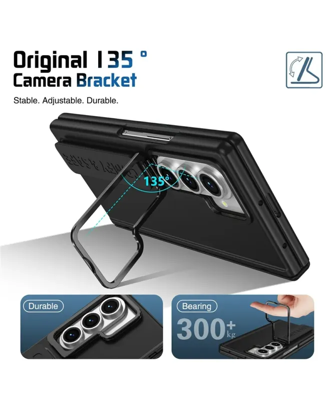 Coque Samsung Galaxy Z Fold 7 Protection Objectif avec Support | ZANAA