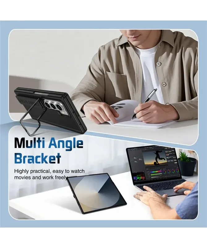 Coque Samsung Galaxy Z Fold 7 Protection Objectif avec Support | ZANAA