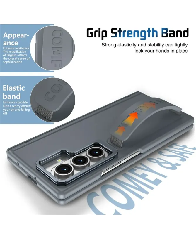 Coque Samsung Galaxy Z Fold 7 Protection Objectif avec Support | ZANAA