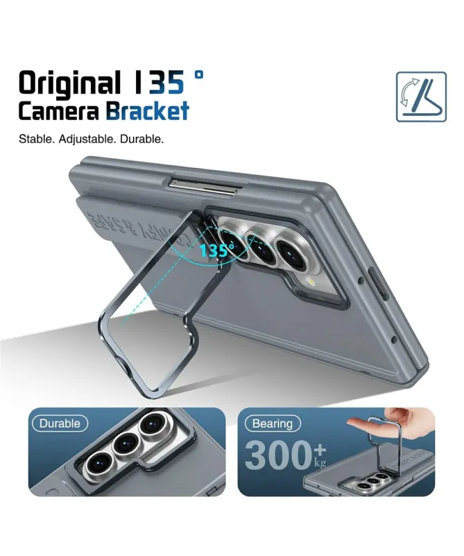 Coque Samsung Galaxy Z Fold 7 Protection Objectif avec Support | ZANAA