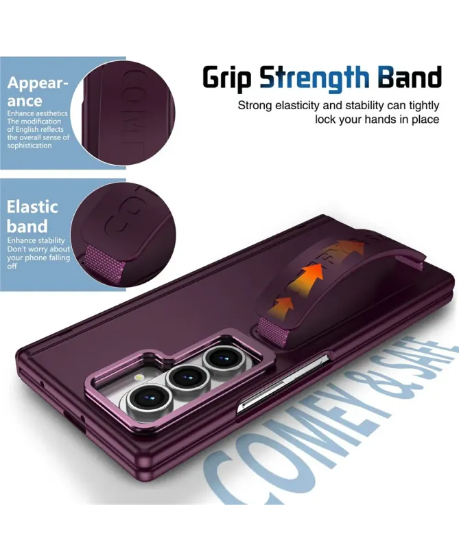 Coque Samsung Galaxy Z Fold 7 Protection Objectif avec Support | ZANAA