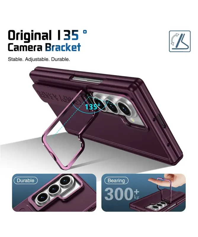 Coque Samsung Galaxy Z Fold 7 Protection Objectif avec Support | ZANAA