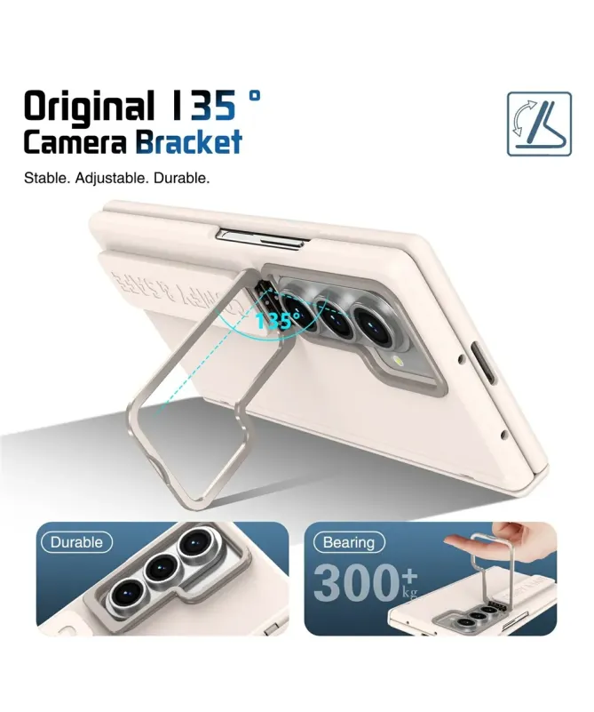 Coque Samsung Galaxy Z Fold 7 Protection Objectif avec Support | ZANAA