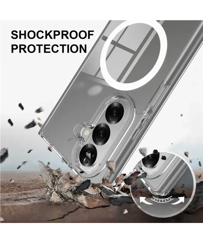Coque Samsung Galaxy Z Fold 7 Transparente Compatible MagSafe | MAGNA
