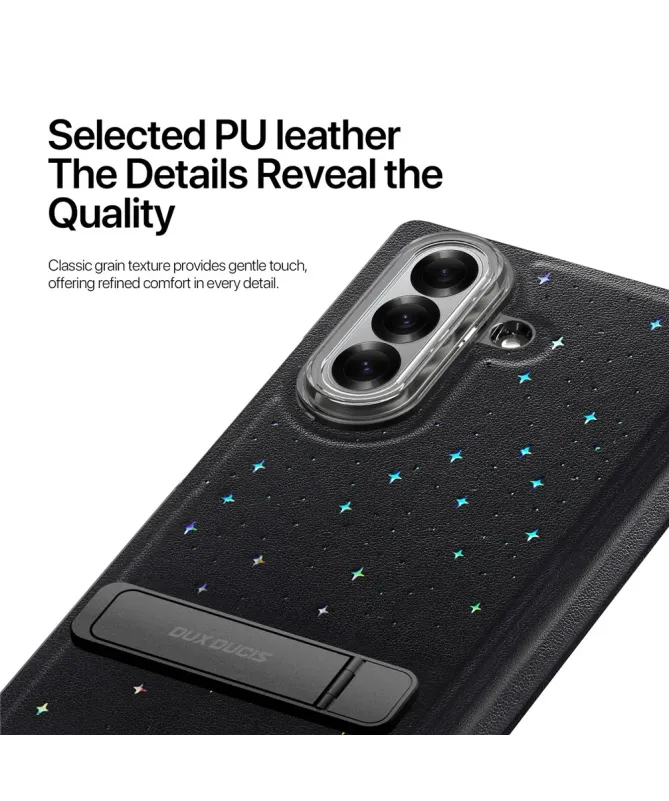 Coque Samsung Galaxy Z Fold 7 Motif Étoiles avec Support | STEX