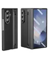 Coque Samsung Galaxy Z Fold 7 Cuir Effet Mat avec Stylus | SONYA