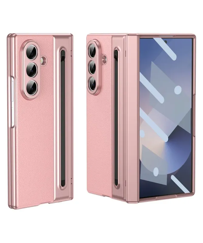 Coque Samsung Galaxy Z Fold 7 Cuir Effet Mat avec Stylus | SONYA