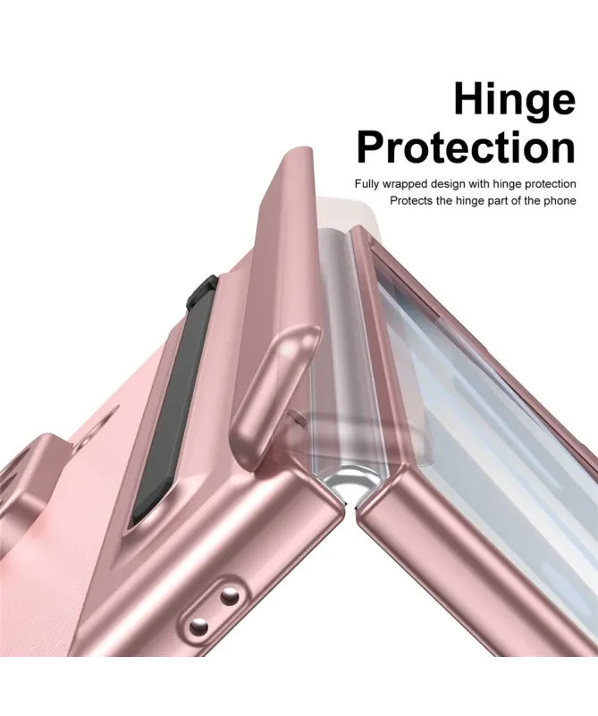 Coque Samsung Galaxy Z Fold 7 Cuir Effet Mat avec Stylus | SONYA