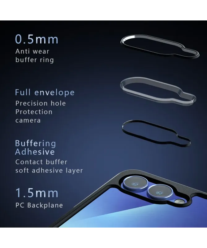 Coque Samsung Galaxy Z Flip 7 Transparente avec Bumper Renforcé | BUMP