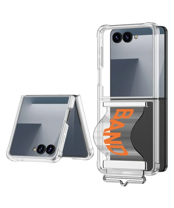 Coque Samsung Galaxy Z Flip 7 Transparente avec Dragonne | BAND