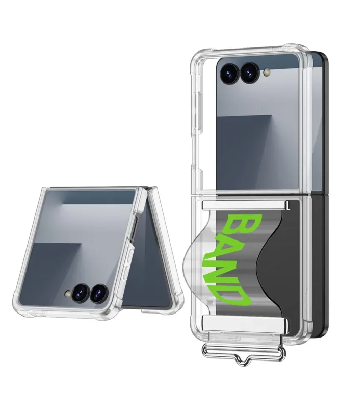 Coque Samsung Galaxy Z Flip 7 Transparente avec Dragonne | BAND