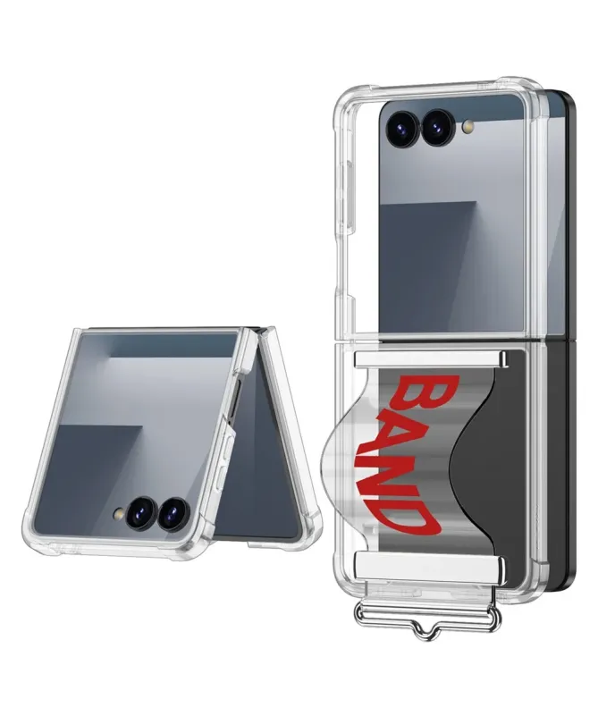 Coque Samsung Galaxy Z Flip 7 Transparente avec Dragonne | BAND