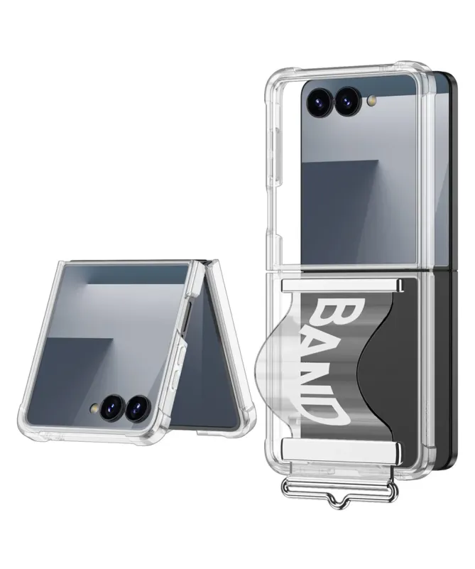 Coque Samsung Galaxy Z Flip 7 Transparente avec Dragonne | BAND