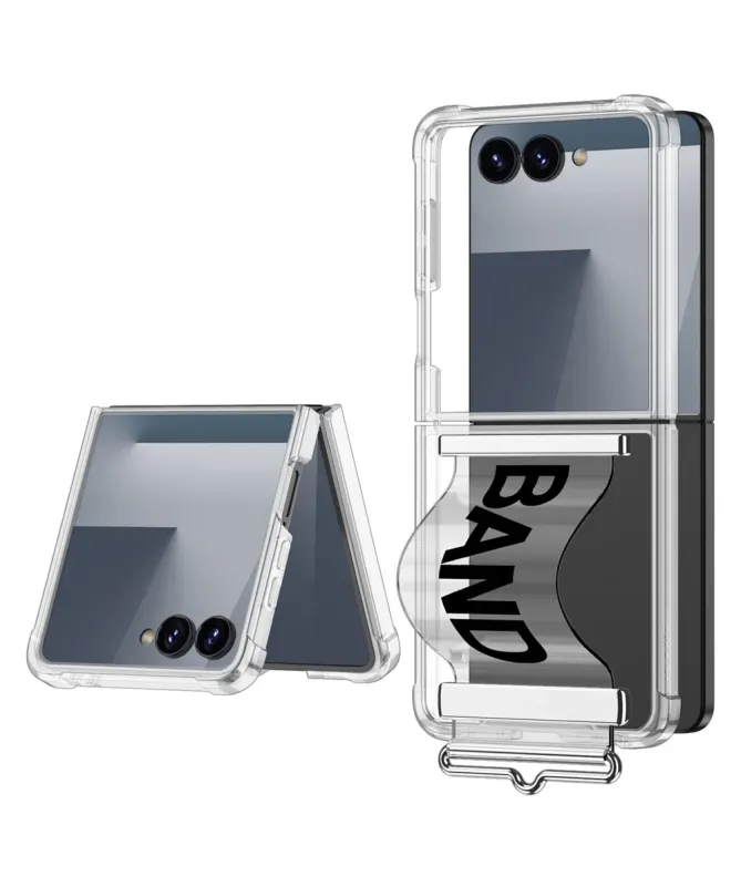 Coque Samsung Galaxy Z Flip 7 Transparente avec Dragonne | BAND