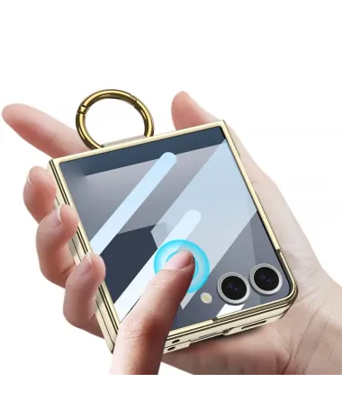 Coque Samsung Galaxy Z Flip 7 Transparente avec Anneau | ECLAT