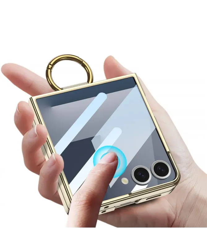 Coque Samsung Galaxy Z Flip 7 Transparente avec Anneau | ECLAT